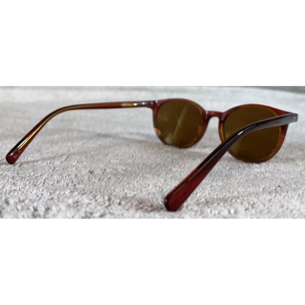 Eyebobs Case Closed 2419 77 Round Red Sunglasses Eyeglasses Readers 49-18 +1.00